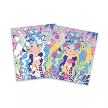 Janod Glitter Fairy kreativt set för barn från 6 år
