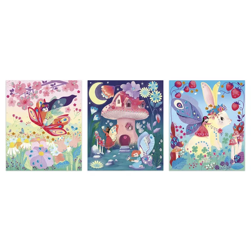 Janod Magic Fairies rhinestonekonstset 5+