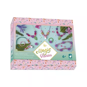 Janod Magic Fairies kreativt smyckepysselset med förvaringslåda, 6+