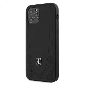 Ferrari FEOGOHCP12MBK Off Track Perforated hardcase för iPhone 12 / 12 Pro 6,1 inch – svart