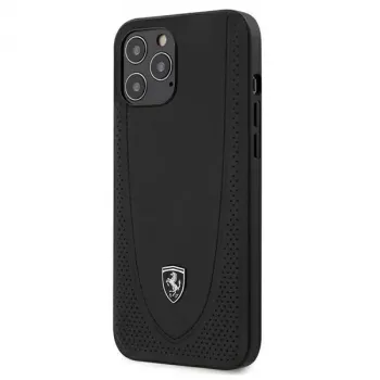Ferrari Off Track Perforated hardcase för Apple iPhone 12 Pro Max 6,7 inch – svart