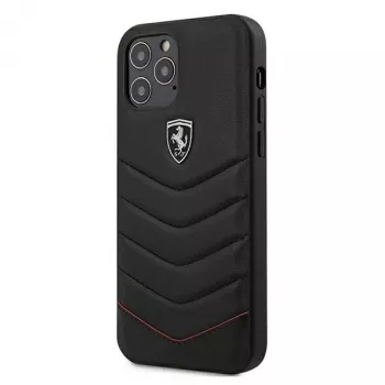 Ferrari Off Track Quilted hardcase för Apple iPhone 12 Pro Max 6,7 inch svart