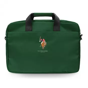 U.S. POLO ASSN. US Polo Torba USCB15PUGFLGN 16 tums laptopväska grön