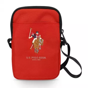 U.S. POLO ASSN. crossbody-väska röd