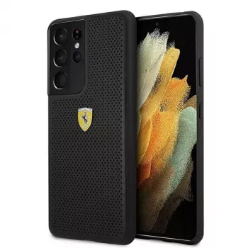 Ferrari FESPEHCS21LBK S21 Ultra G996 svart hardcase On Track Perforated