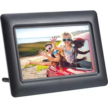 AGFAPHOTO Agfa Photo LED HD 7 digital fotoram med klocka och kalender APF700 svart