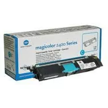 Konica Minolta 1710589-007 A00W332 original tonerkassett cyan för magicolor-serien