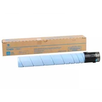 Konica Minolta högkapacitets tonerkassett cyan A06V453, original