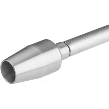 HAZET Venturi-munstycke 9040LG-3-01 för tryckluftspistoler, svart, POM