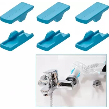 HAZET 762-018/6 skyddsbacksset 180 mm aluminium med gummiskydd