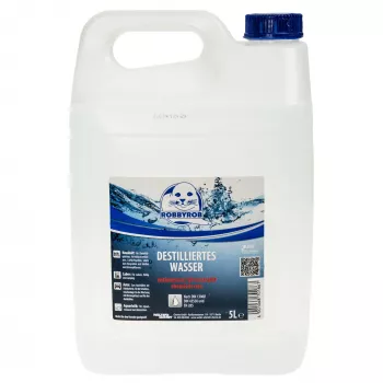 Destillerat vatten (DIN 13060, DIN 43530 & EN 285) – 5 liter