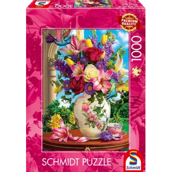 SCHMIDT SPIELE Blumenbouquet (1 000 bitar) pussel