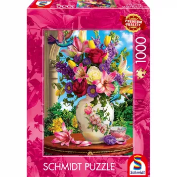 SCHMIDT SPIELE Blumenbouquet (1 000 bitar) pussel