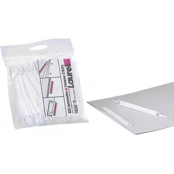 LAUREL Easy Clip häftremsor vita korta 100 st