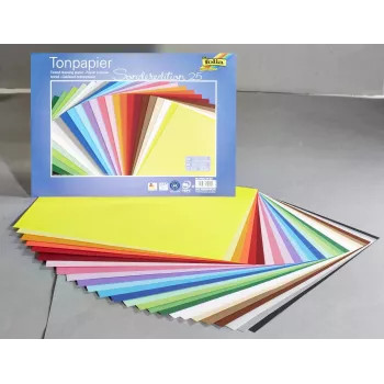 Folia papperspapper färger sortiment 130 g/m² – 130 gsm