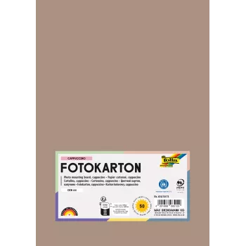 Folia 614/50 73 Cappuccino Solid A4 cardstock 300 g/m² 50 blad