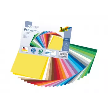 Folia 614/50 00 - vit - uni - A4 (210 x 297 mm) - 300 g/m² - 50 ark - Tyskland