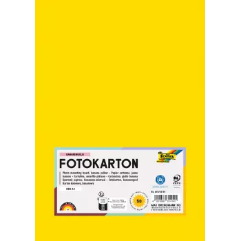 Folia 614/50 14 – gul – Uni – A4 (210 x 297 mm) – 300 g/m² – 50 ark – Tyskland