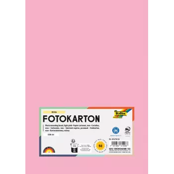 Folia 614/50 26 - rosa - plain - A4 (210 x 297 mm) - 300 g/m² - 50 ark - Tyskland
