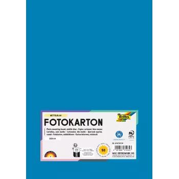 Folia 614/50 34 blå A4 cardstock 300 g/m² 50 ark