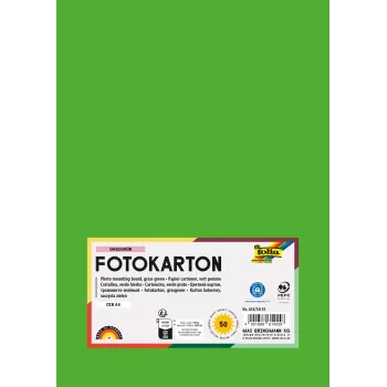 Folia 614/50 55 - grön - uni - A4 (210 x 297 mm) - 300 g/m² - 50 ark - Tyskland
