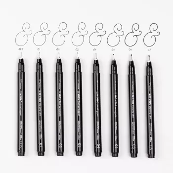 Tombow MONO Drawing Pen fineliner 0,35 mm svart