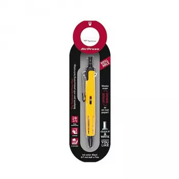 Tombow BC-AP52 stickpenna – gul – svart bläck – 0,7 mm