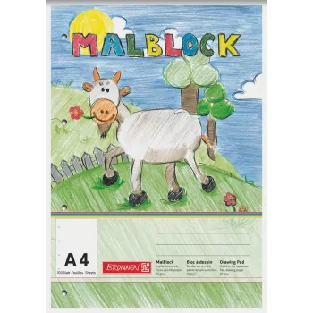 BRUNNEN teckningsblock DIN A4 100 ark