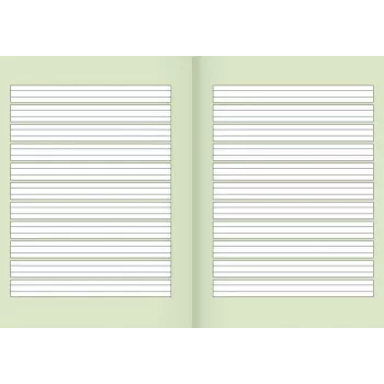BRUNNEN Recycling School Exercise Book Lineatur 1 Lined with Outer Margin, 1st Grade