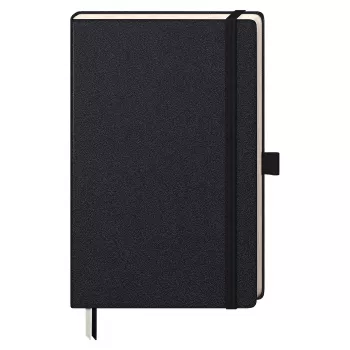 BRUNNEN KOMPAGNON Notebook A5 Squared Black 96 Sheets