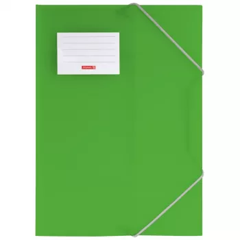 BRUNNEN FACT!pp dokumentmapp DIN A4 kiwi transparent