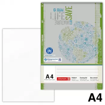 BRUNNEN målblock Recycling DIN A4 100 ark