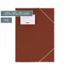 BRUNNEN FACT!pp Document Folder DIN A4 Brown Transparent