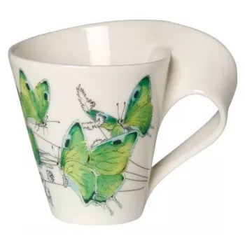 Villeroy & Boch NewWave Caffe Deep Green porslinsmugg 300 ml presentask