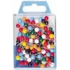 WEDO 56 199 Marking Pins, 16 mm, 6 mm Head, Assorted Colours