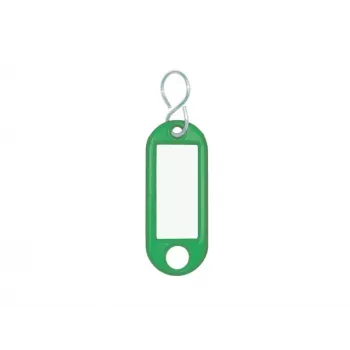 WEDO Jumbo gem gröna 52 mm 21 mm 10 st plastbelagt stål