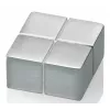 SIGEL C10 extra starka neodymskivmagneter silver 20 mm x 10 mm (4-pack)