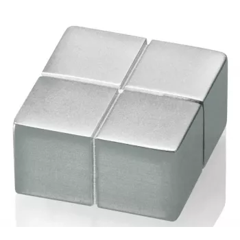 SIGEL C10 extra starka neodymskivmagneter silver 20 mm x 10 mm (4-pack)