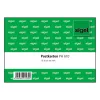 SIGEL PH610 självhäftande visningstavla A4 grön 10-pack