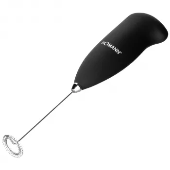 Bomann MS 344 CB mjölkskummare, 500 W, svart/silver