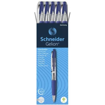 Schneider Gelion+ gelpenna blå 0,4 mm – 10-pack