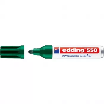 EDDING 550 permanentpenna, grön, 3-4 mm rund spets (000927-004 / 4-550004)