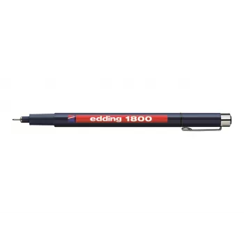 EDDING 1800 fineliner blå pigmentbläck 0,3 mm