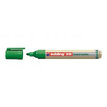 EDDING EcoLine 28 whiteboardpenna svart rund spets 1,5-3 mm påfyllningsbar