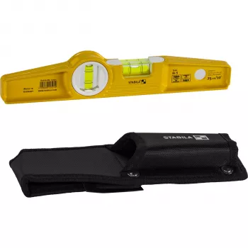STABILA Type 81 S torpedvattenpass, 25 cm, magnetisk, aluminiumgjutgods