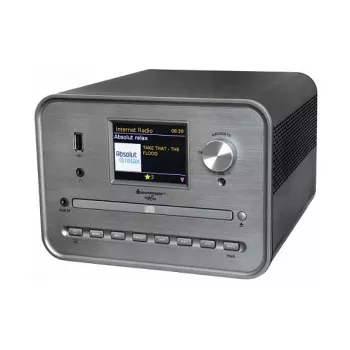 Soundmaster ICD1050SW internetradio med WiFi, DAB+, FM, CD, MP3, USB, Bluetooth, APP - stereo, svart