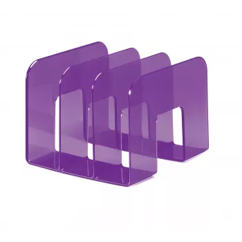 Durable TREND dokumentbox A4 - violett transparent - 165 mm ryggbredd - kapacitet 1500 blad