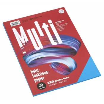 Staufen Multifunktionspapper 7X A4 120 g blå 35 ark