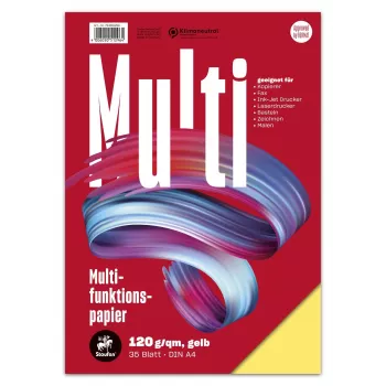 Staufen Multifunktionspapper 7X 734051296 A4 120 g gul 35 ark