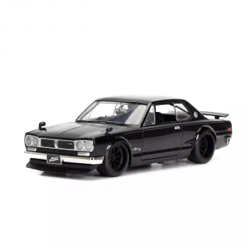 Jada Fast & Furious 1971 Nissan Skyline 2000 GT-R 1:24 die-cast modellbil silver